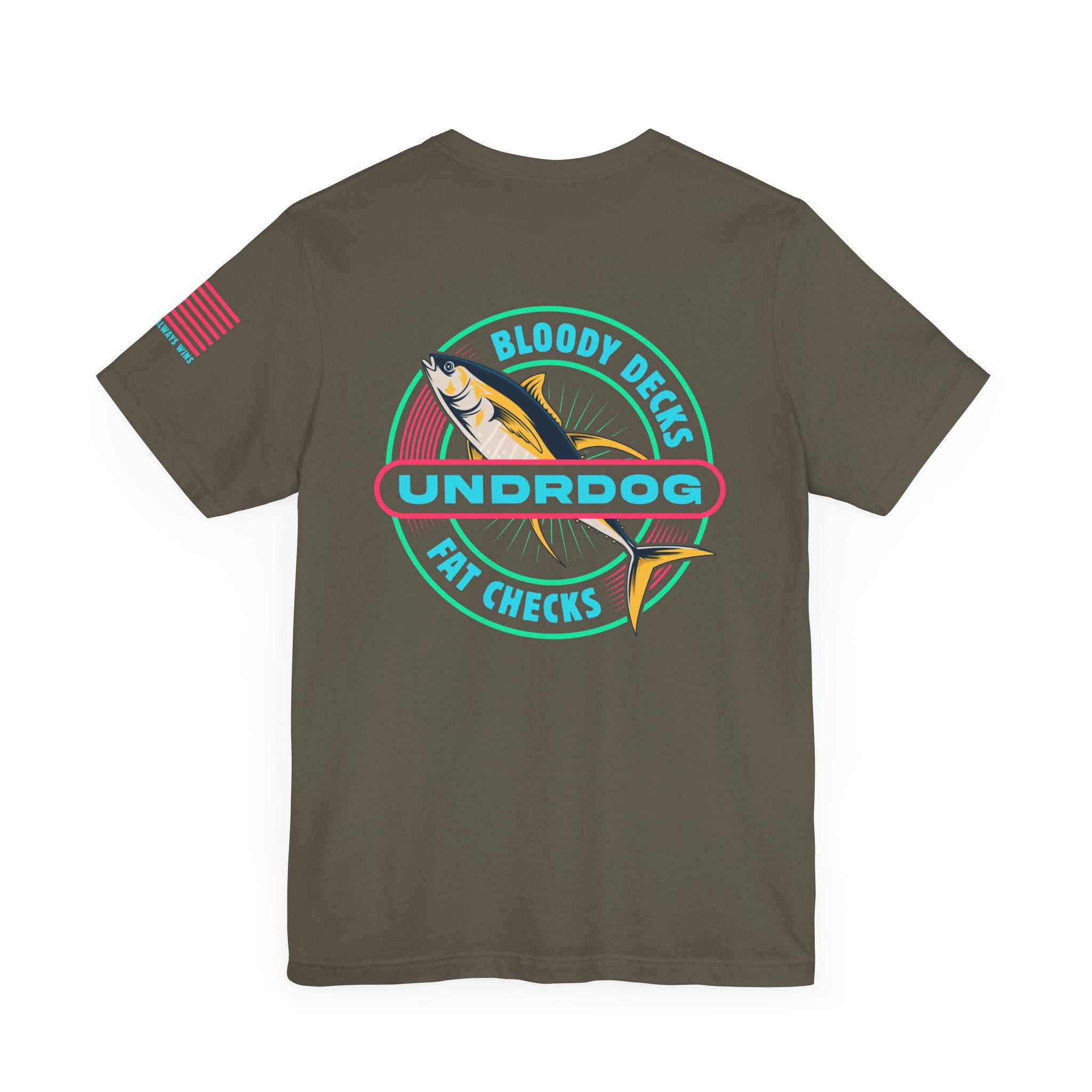 14765885883755818849_2048.jpg - Bloody Decks Fat Checks Undrdog Tee - Undrdog Surface Products