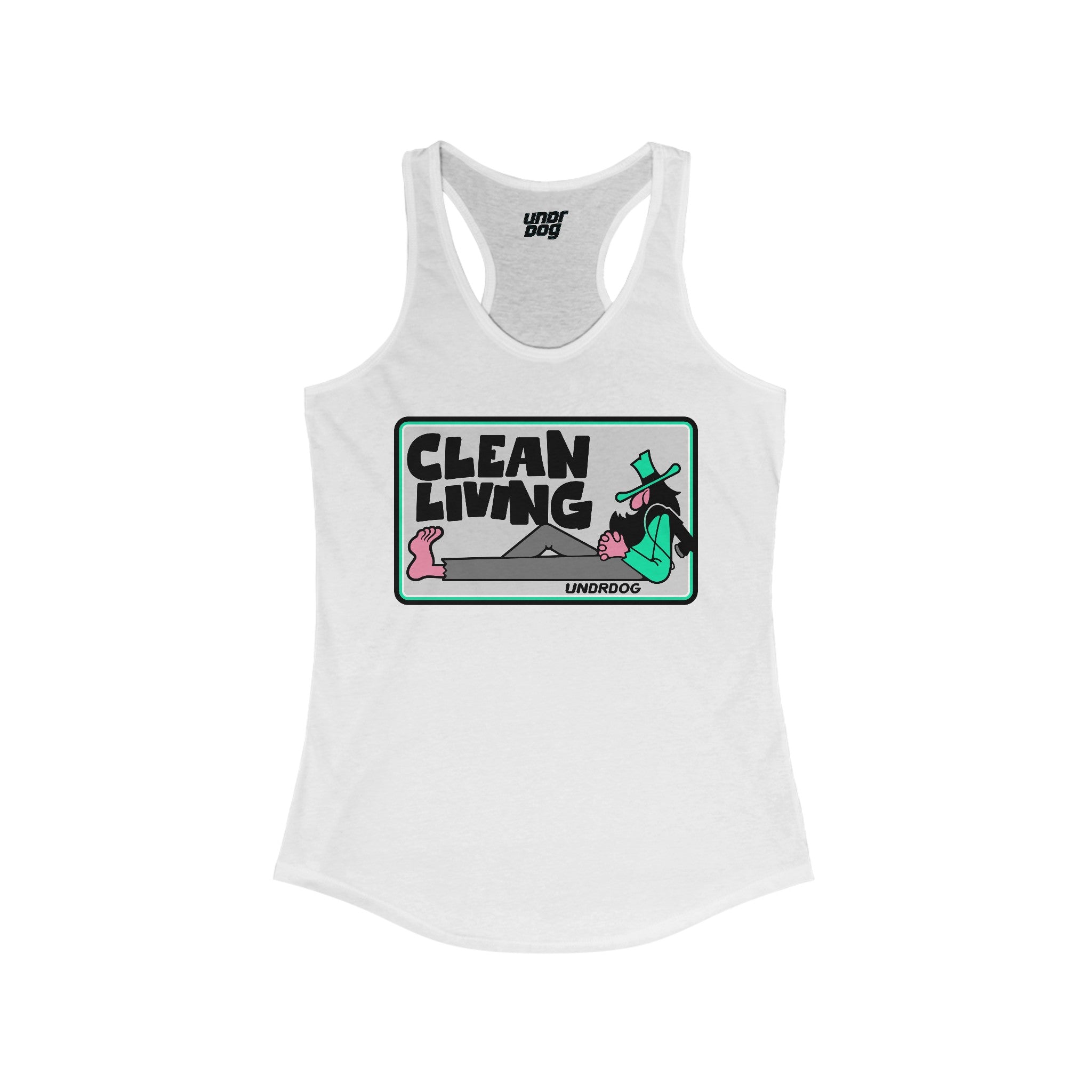 2668401912796239991_2048_736d1a73-ed3a-4b84-8fec-4b5e8d761b1d.jpg - Clean Living by v2 Undrdog Women's Tank - Undrdog Surface Products