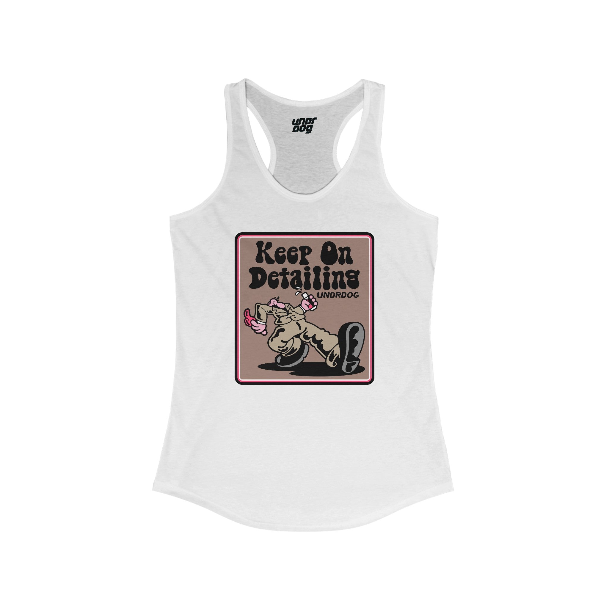 7942817552601562430_2048_9d4c7354-0ab3-4555-80bd-7707afbe4840.jpg - Keep on Detailing v2 Women's Tank - Undrdog Surface Products