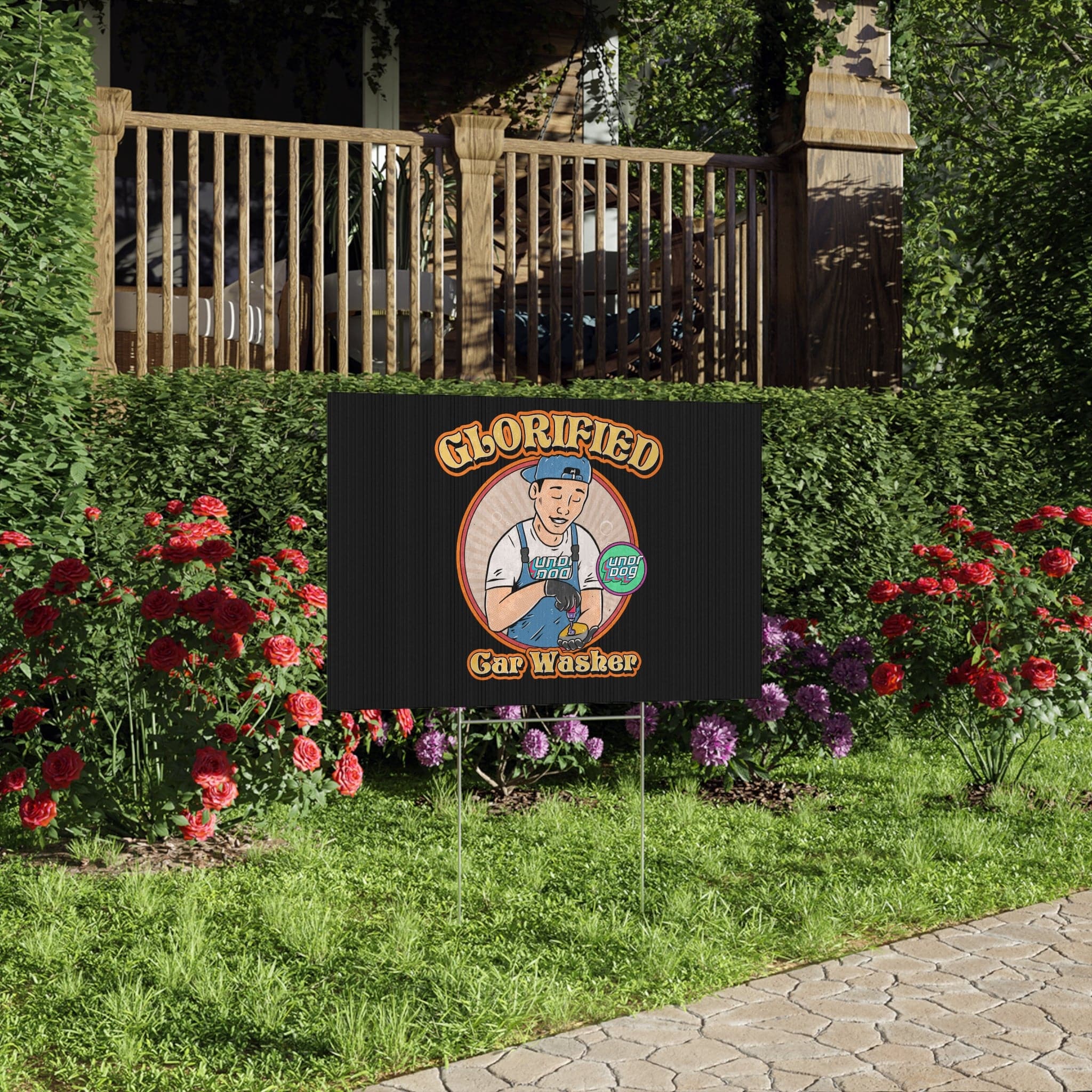 9608811964434680375_2048.jpg - Glorified Car Washer Lawn Sign - Undrdog Surface Products