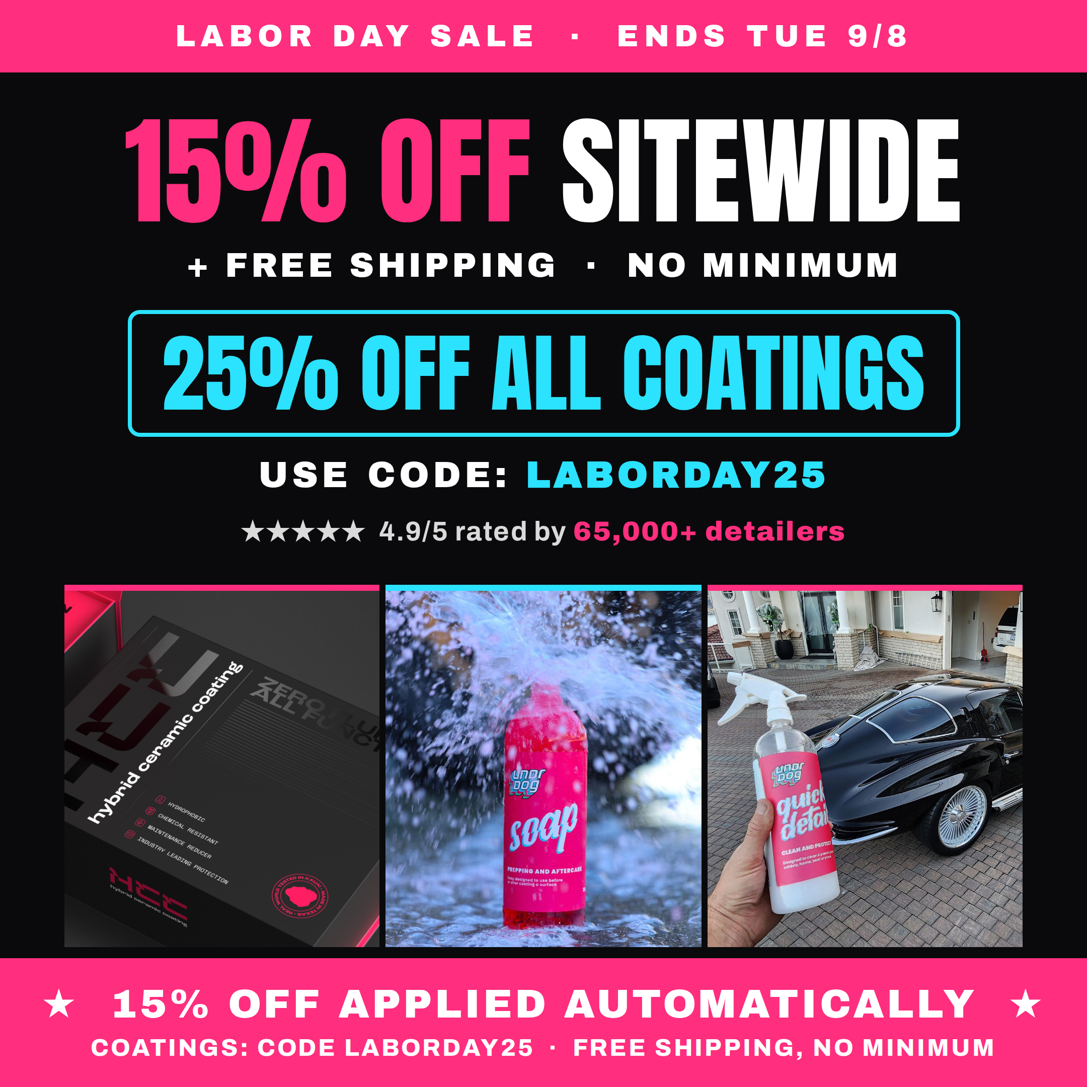 Undrdog Labor Day Sale hero v2 (desktop)