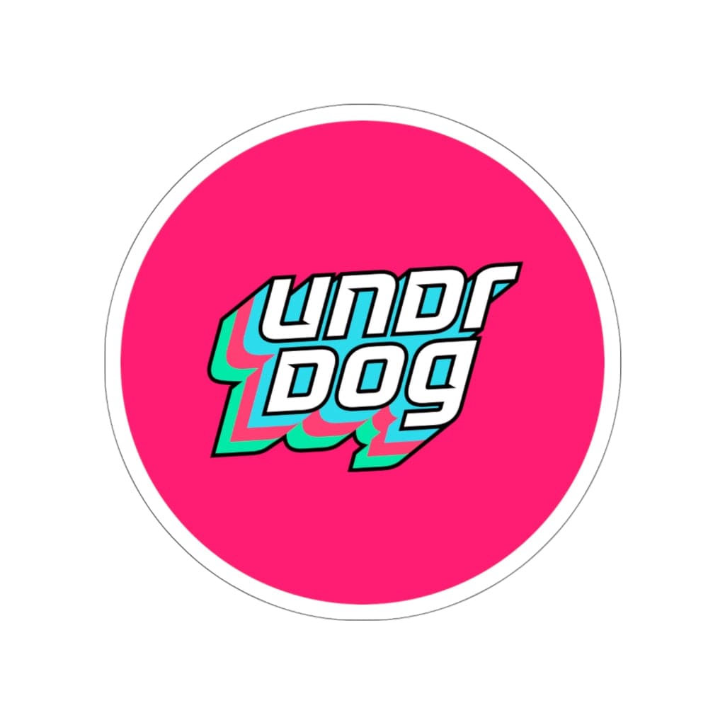 938daffa6df23ffdfebc5f7c79a63b75.jpg - Undrdog Round Die-Cut Sticker - Undrdog Surface Products