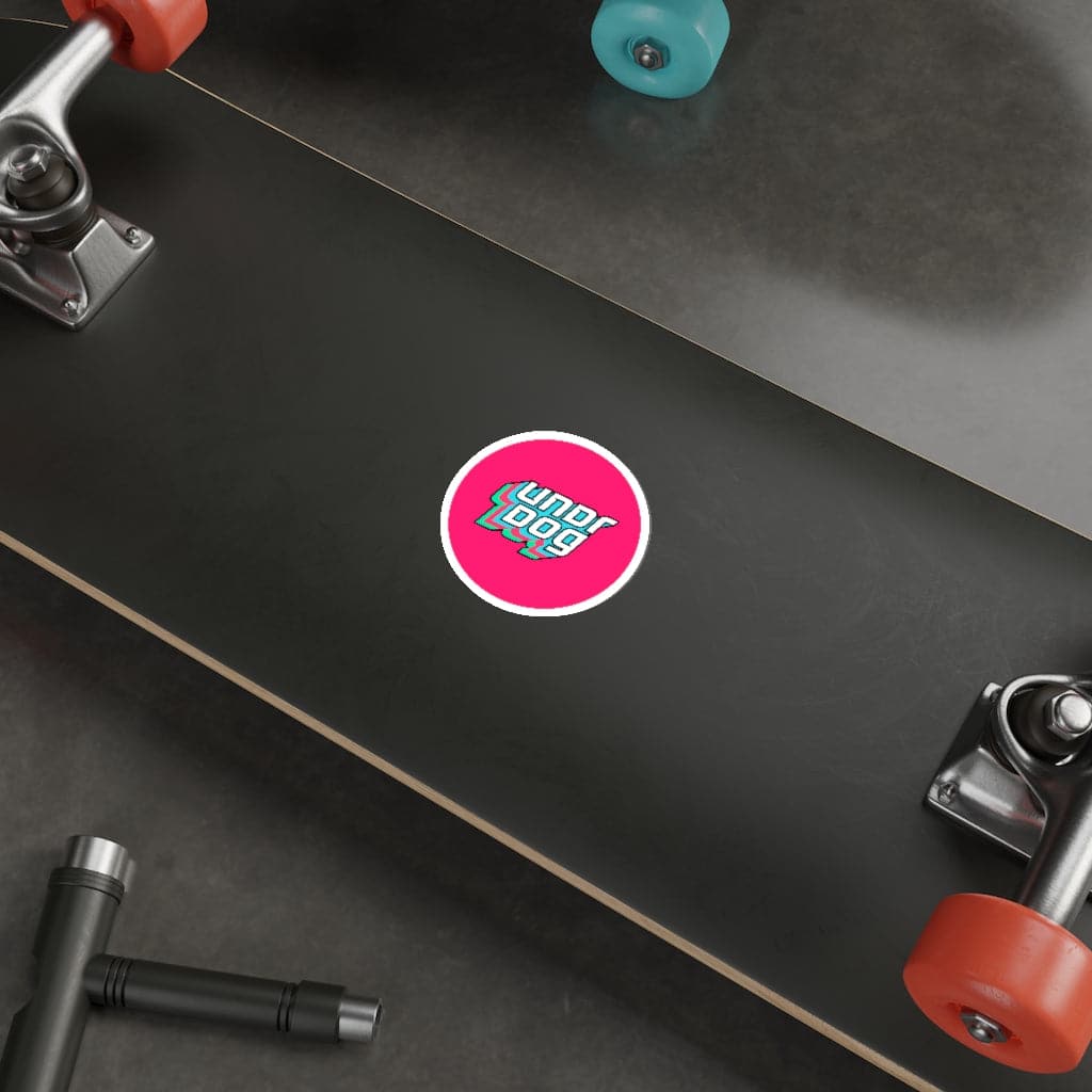 99a6c78eba2fc9bd9753b95f82f7d9f0.jpg - Undrdog Round Die-Cut Sticker - Undrdog Surface Products