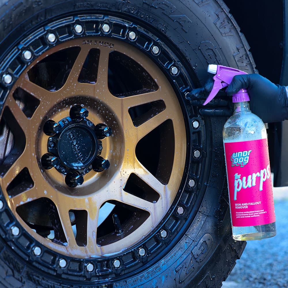 The-Purps-in-Action.jpg - The Purps: Iron & Rust Remover - Undrdog Surface Products
