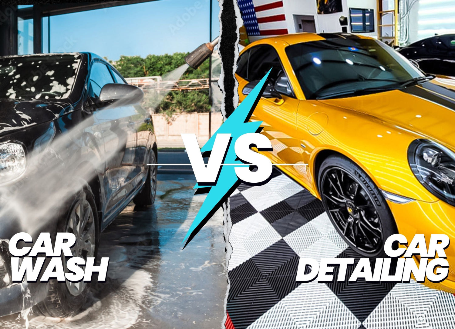 car wash vs detailing