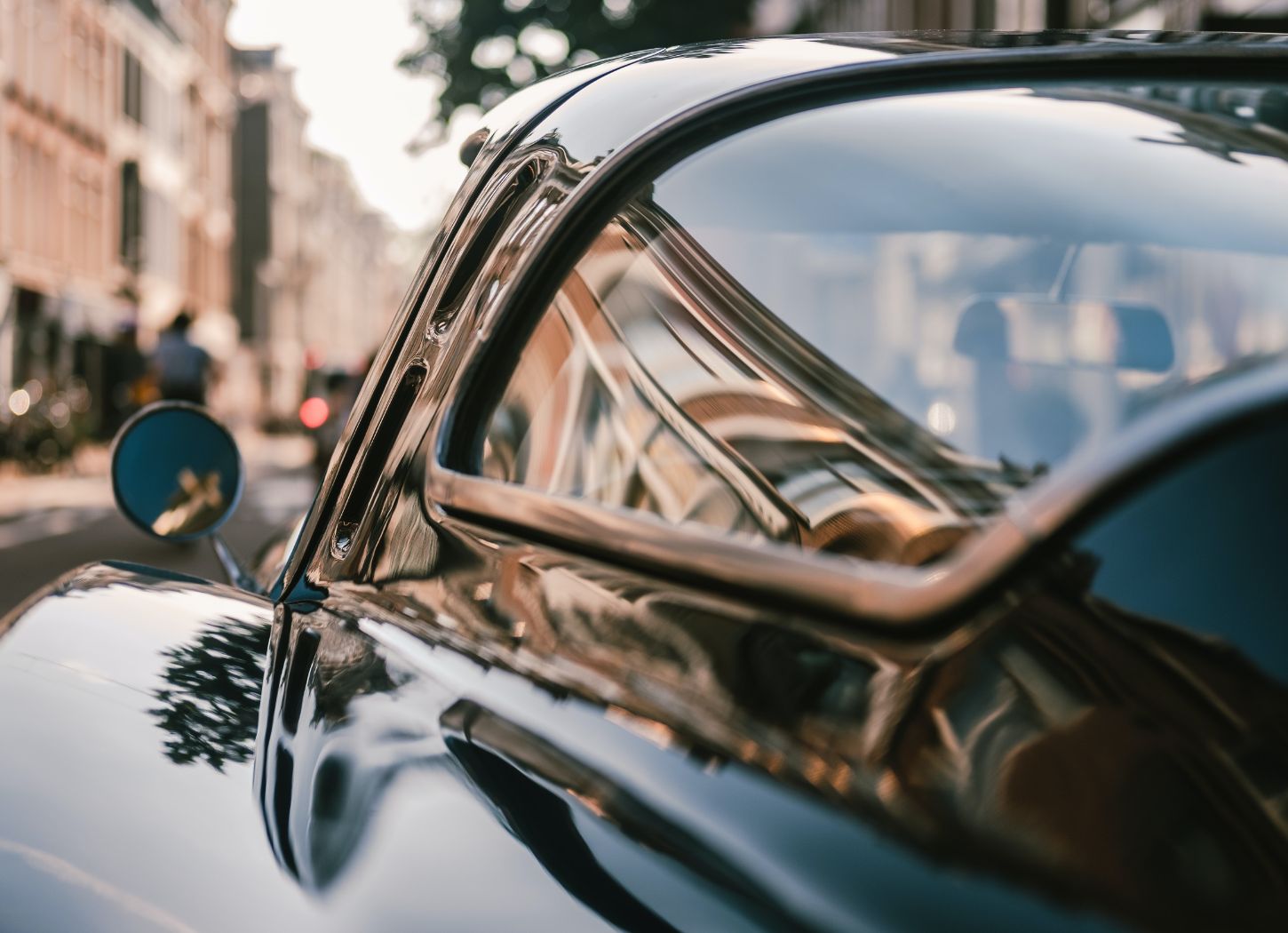 Beautiful Corvette on the street - car maintenance pays off