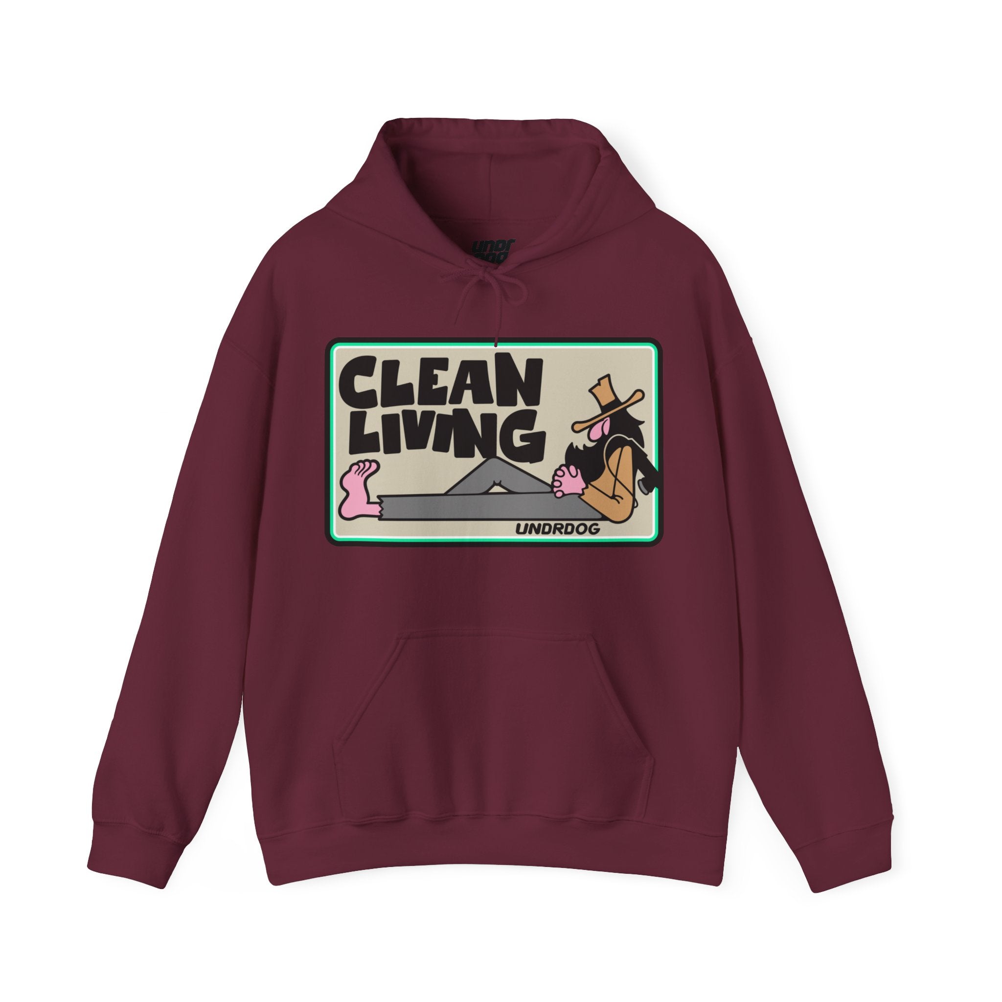 12214955973681974161_2048.jpg - Clean Living by Undrdog v3 Polisher Heavy Blend™ Hooded Sweatshirt - Undrdog Surface Products