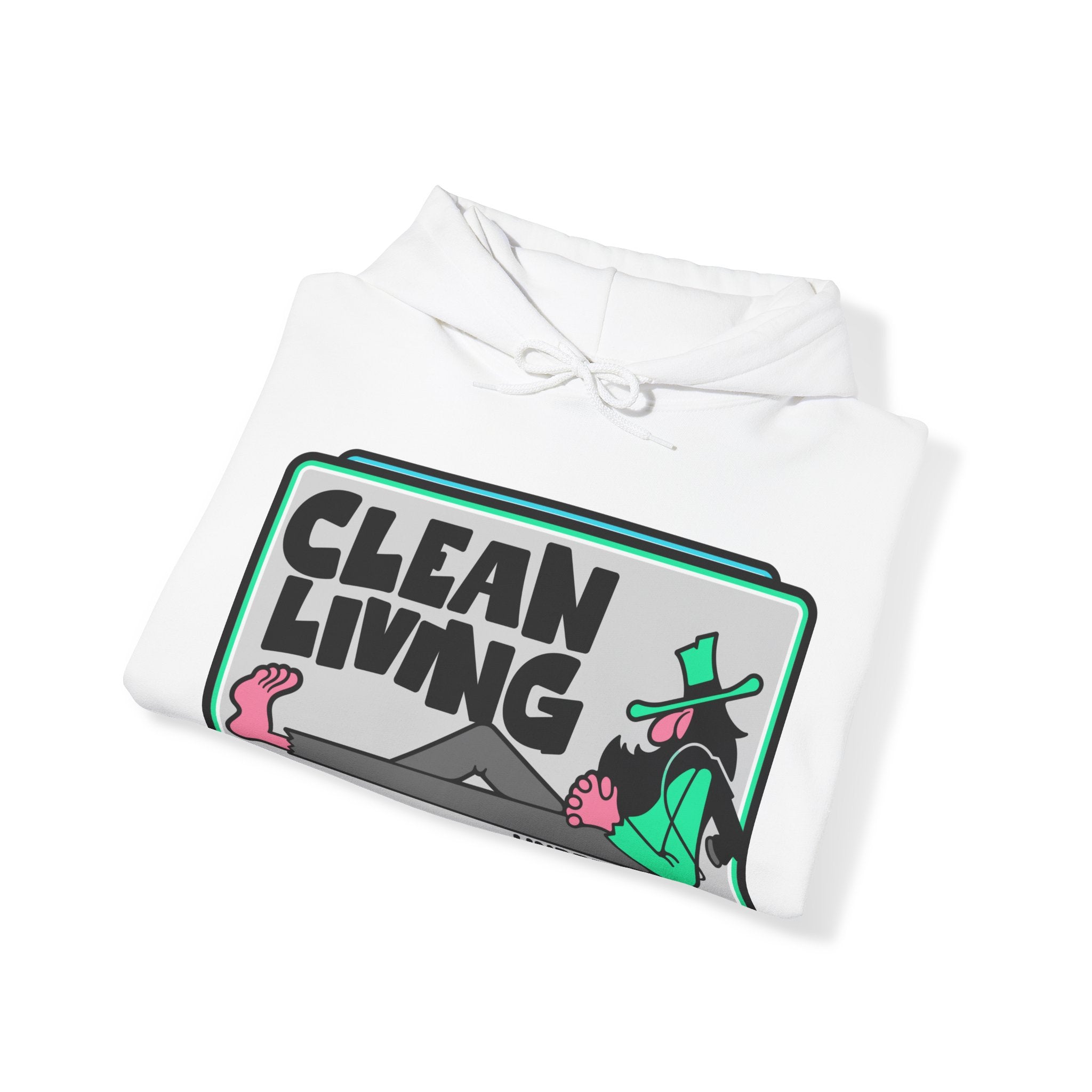 12799293995419863922_2048.jpg - Clean Living by Undrdog v2 Polisher Heavy Blend™ Hooded Sweatshirt - Undrdog Surface Products