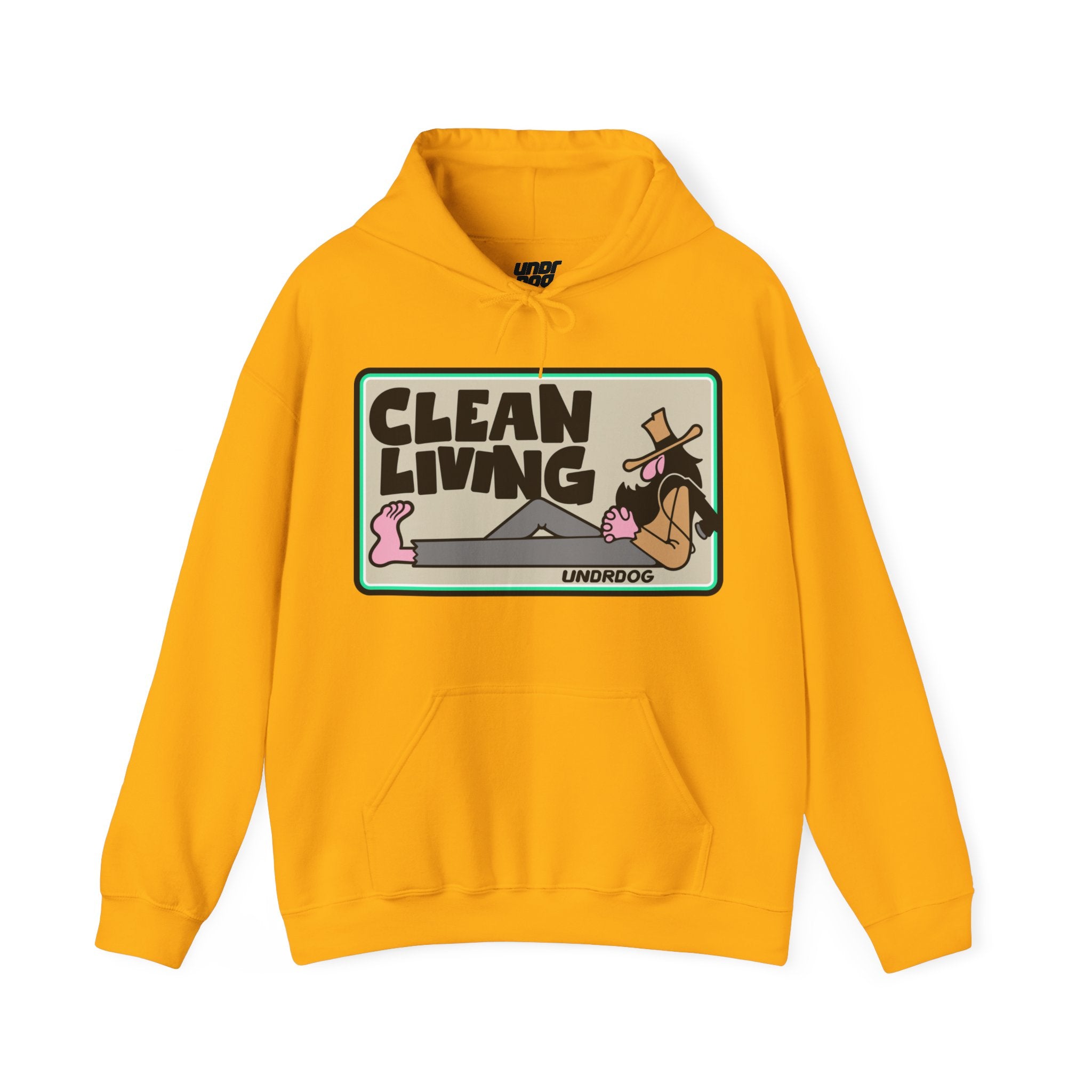 13942346768966488837_2048.jpg - Clean Living by Undrdog v3 Polisher Heavy Blend™ Hooded Sweatshirt - Undrdog Surface Products
