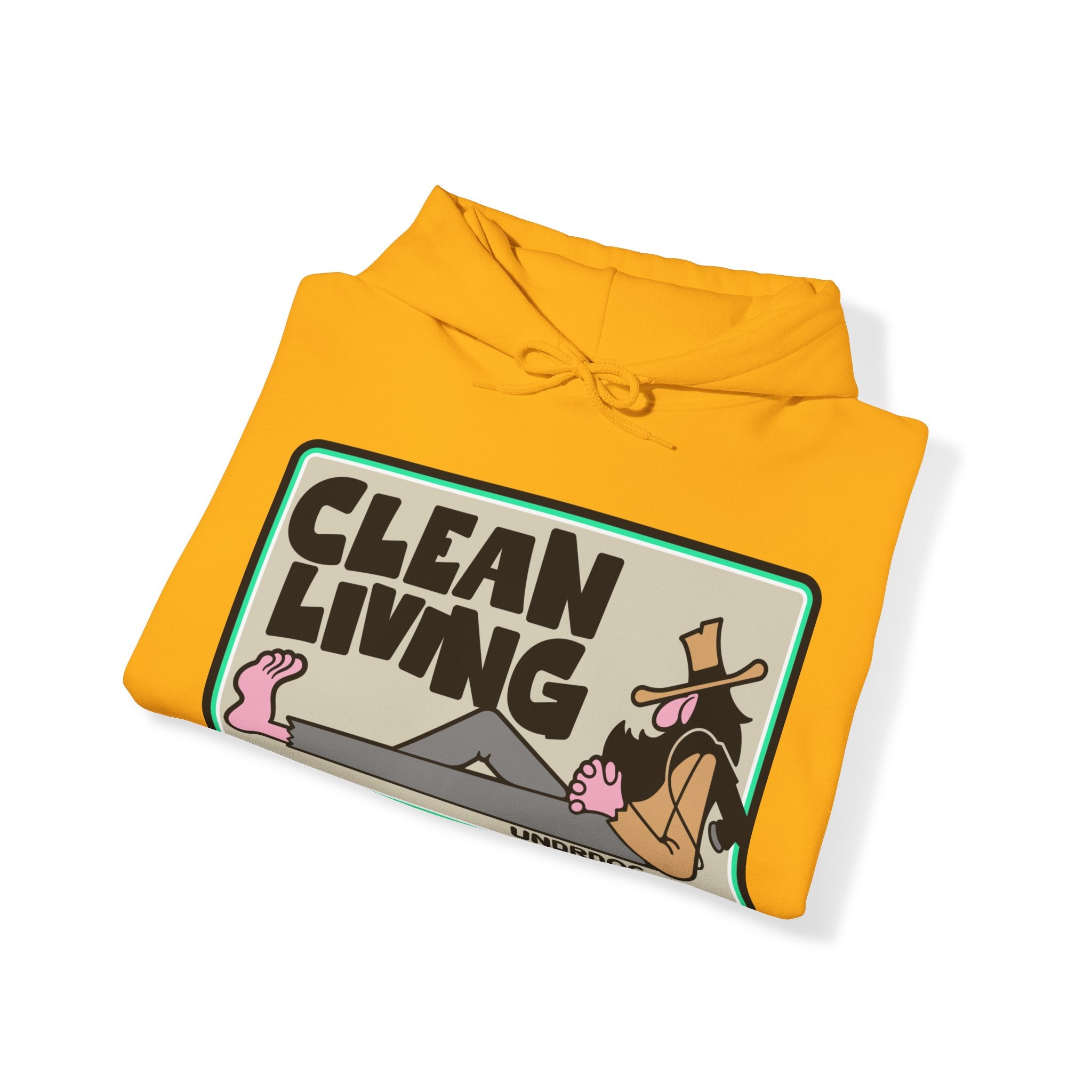 7036075004858124107_2048.jpg - Clean Living by Undrdog v3 Polisher Heavy Blend™ Hooded Sweatshirt - Undrdog Surface Products