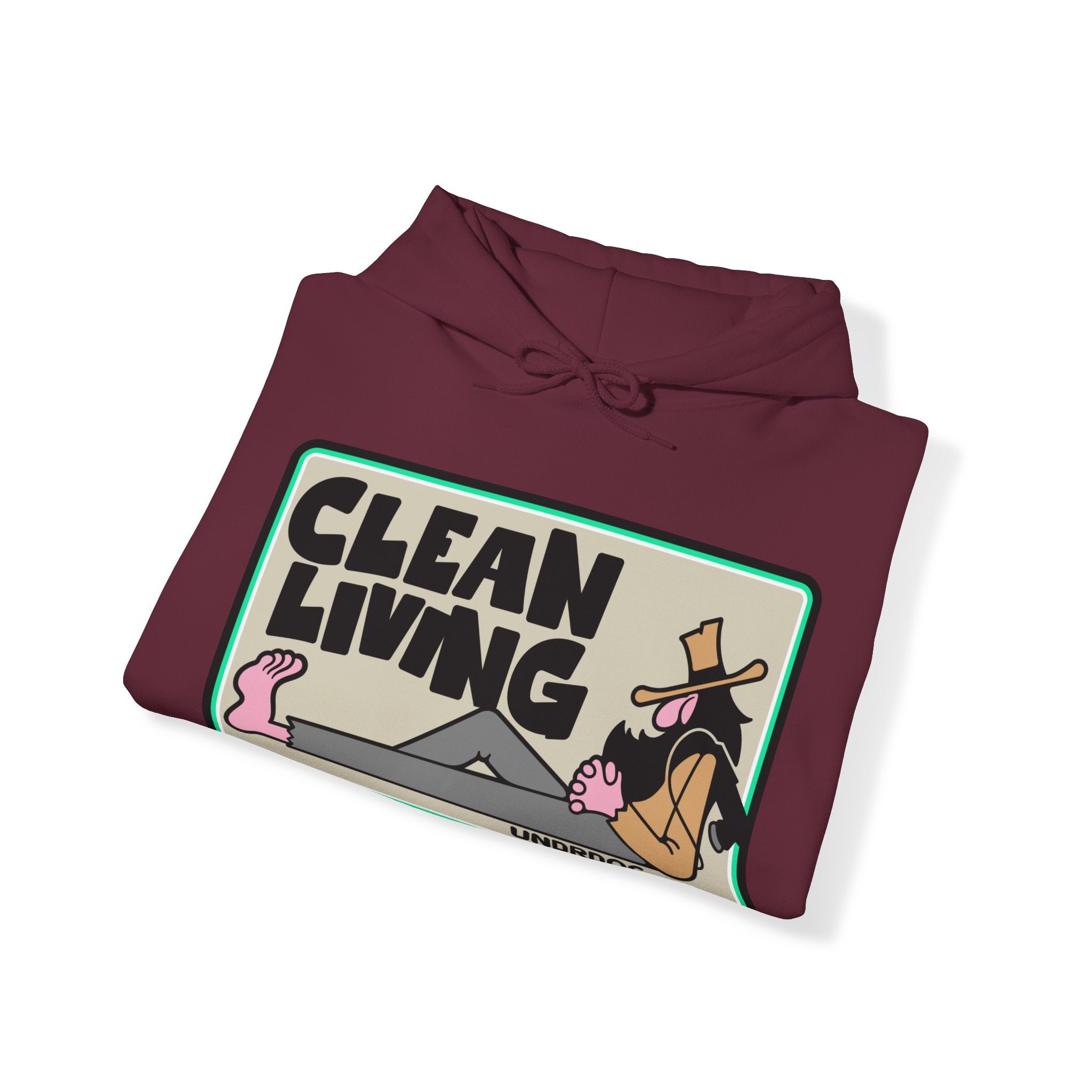 8121182786361162455_2048.jpg - Clean Living by Undrdog v3 Polisher Heavy Blend™ Hooded Sweatshirt - Undrdog Surface Products