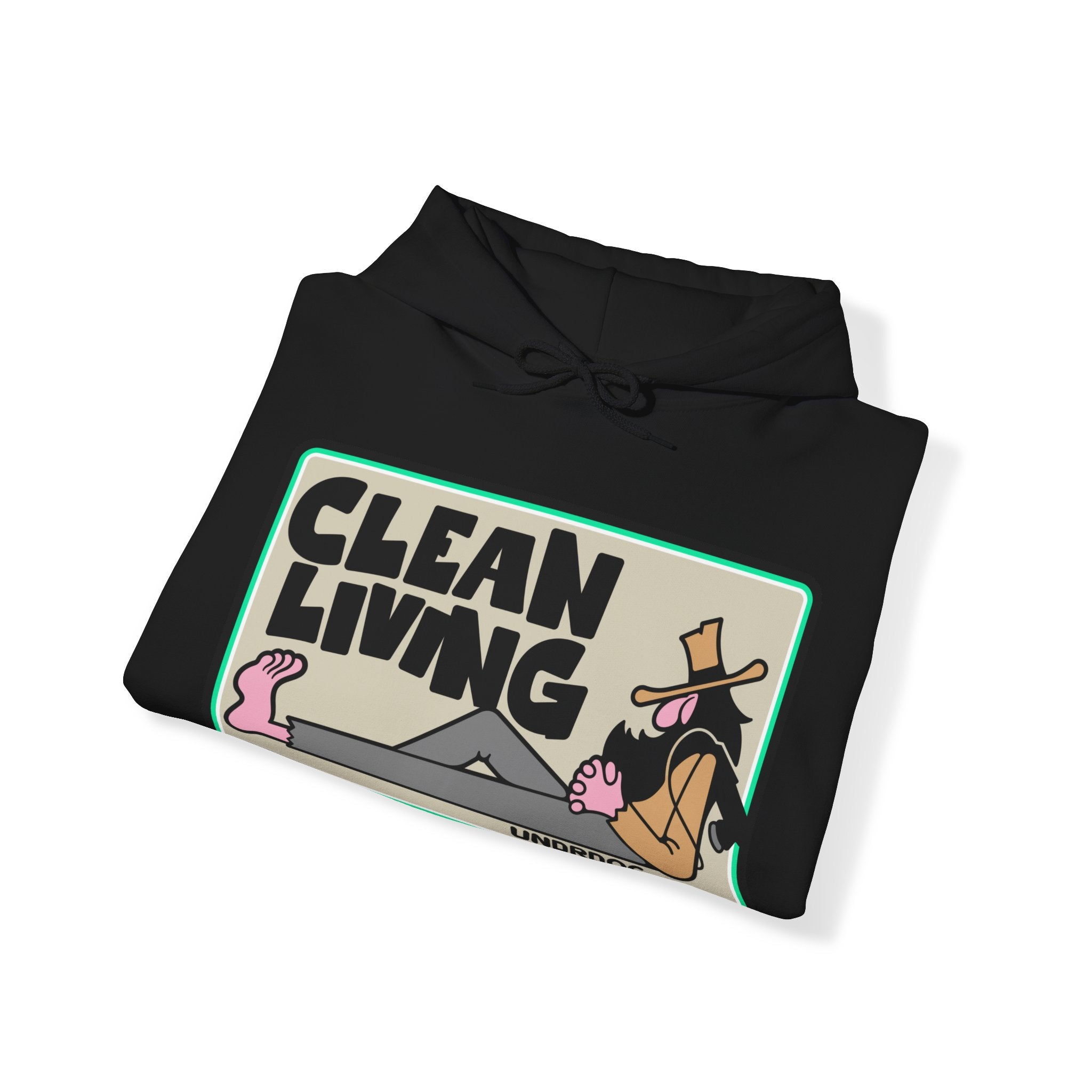 9331019789913289075_2048.jpg - Clean Living by Undrdog v3 Polisher Heavy Blend™ Hooded Sweatshirt - Undrdog Surface Products