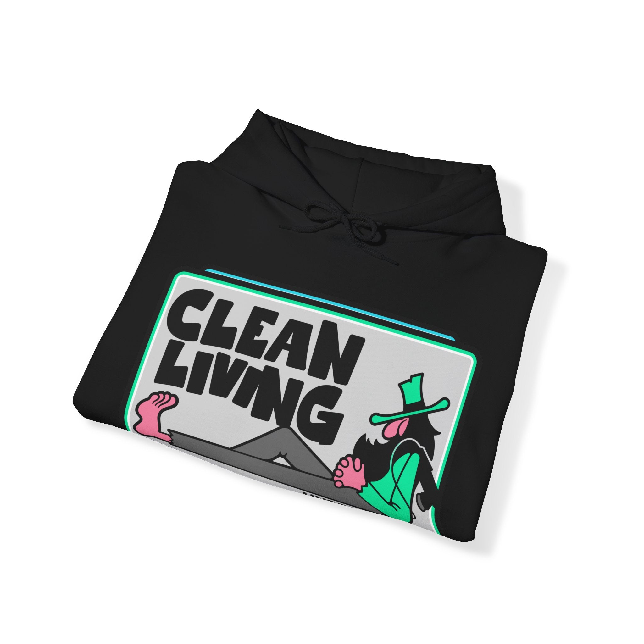 9732584645405483172_2048.jpg - Clean Living by Undrdog v2 Polisher Heavy Blend™ Hooded Sweatshirt - Undrdog Surface Products
