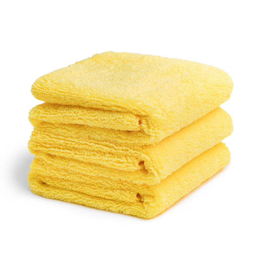 EconomyDoubleSidedYellowTowel3Pack.jpg - Economy Double-Sided Yellow Towel 3 Pack - Undrdog Surface Products
