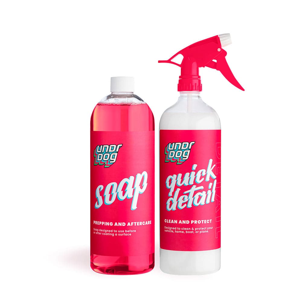 The-Real-Deal-Duo--Soap-_-Hydrophobic-Spray.jpg - The Real Deal Duo: Soap + Hydrophobic Spray - No Gimmicks, Just Gloss - Undrdog Surface Products