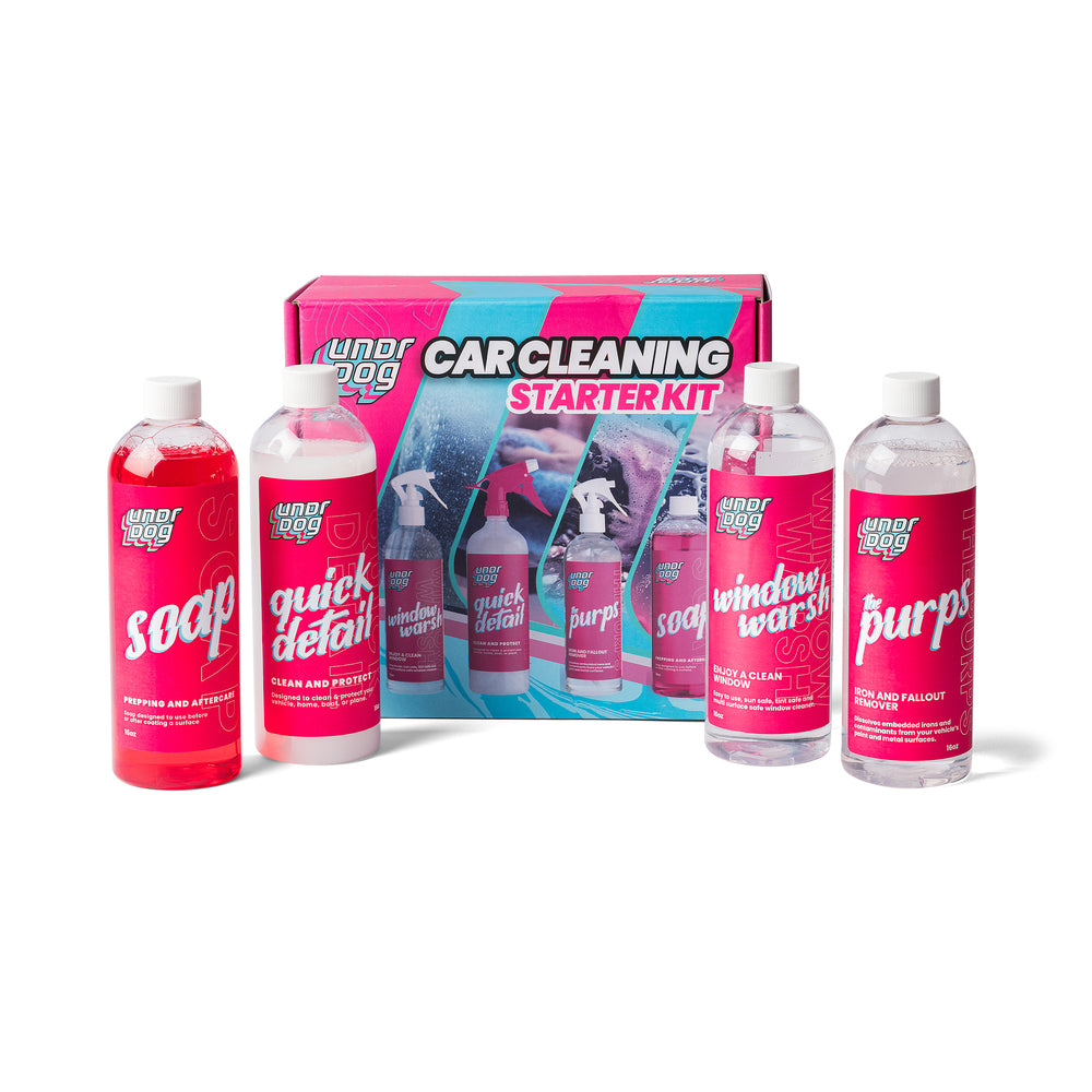 UndrdogCarCleaningKit.jpg - Car Cleaning Starter Kit - Undrdog Surface Products