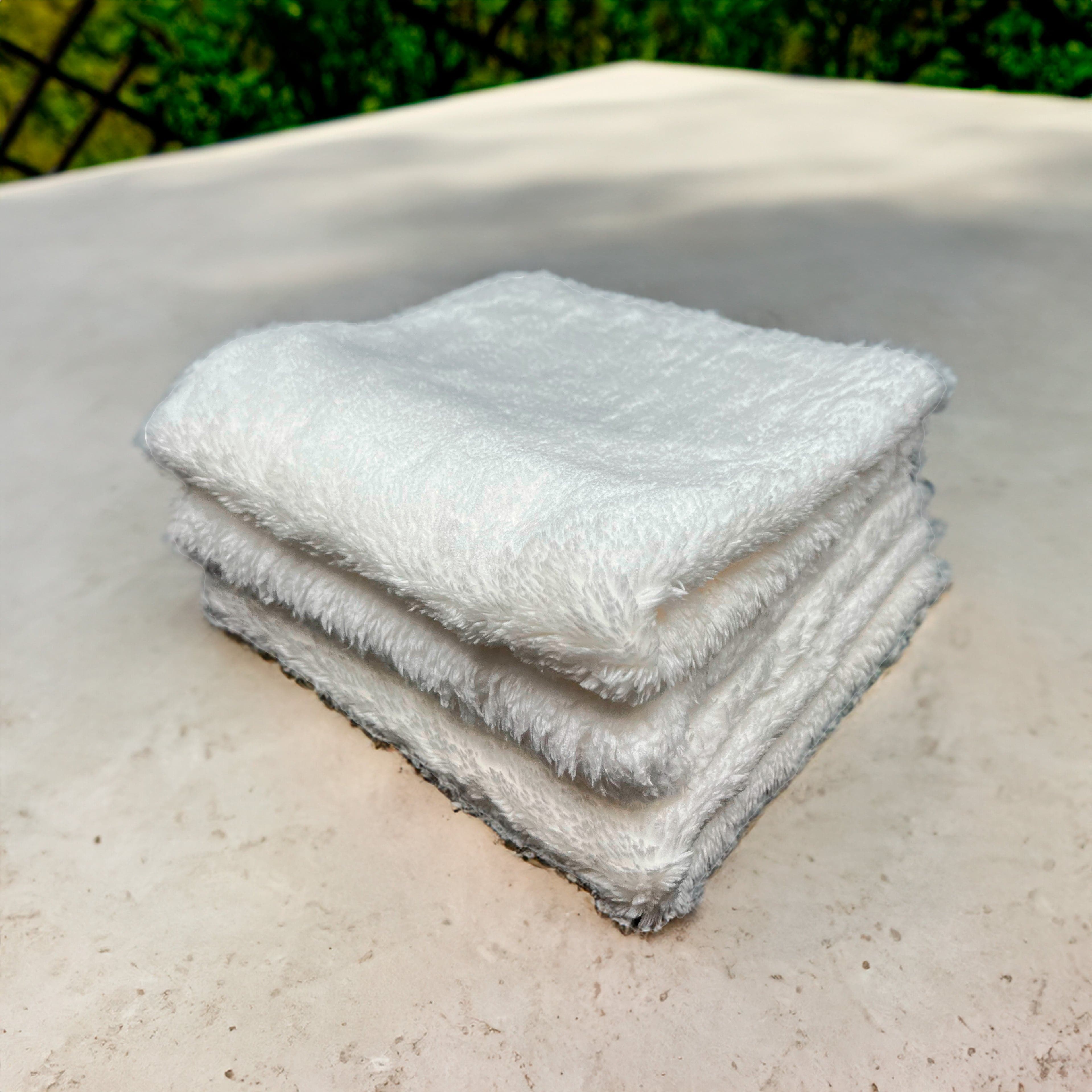 Upgrade New Dish Towels Coral Fleece Ultrasonic Small Square Towel Cloth  30×30cm Wipes Household