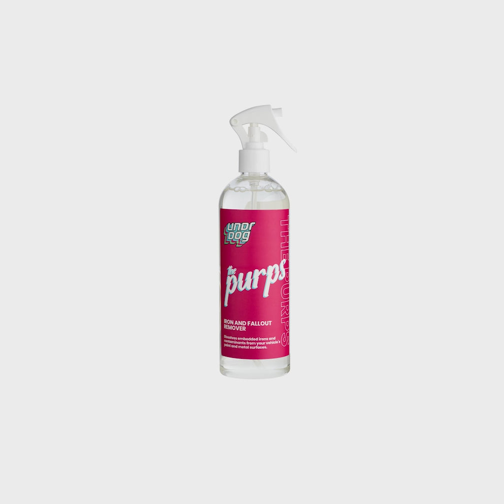 Undrdog the purps, iron remover, rust remover spray, fallout remover, iron fallout remover, best iron remover for car paint